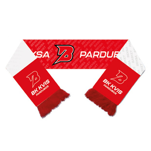 Fanouškovská šála FAN červeno-bílá